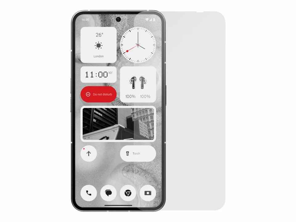 Skjermbeskytter for mobiltelefon med matt, HD-klarhet og personvernfunksjon.